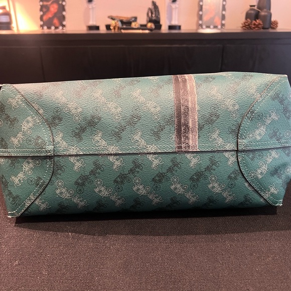 Coach Reversible City Tote with Horse and Carriage Print - Picture 7 of 9